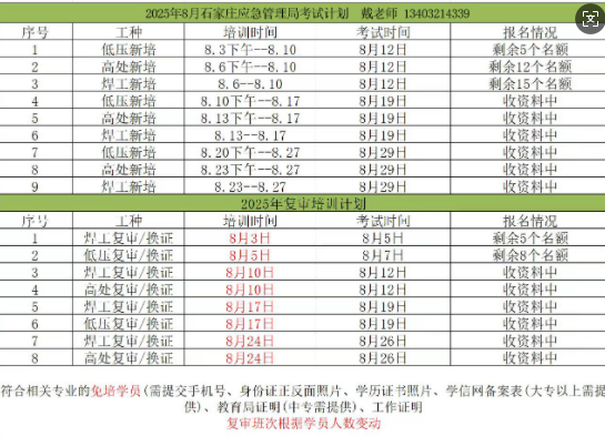 石家莊辦理電工證7-10天，流程簡單（官方報(bào)名）