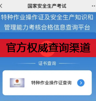 2025年應急管理局電工證查詢網(wǎng)站官方網(wǎng)站
